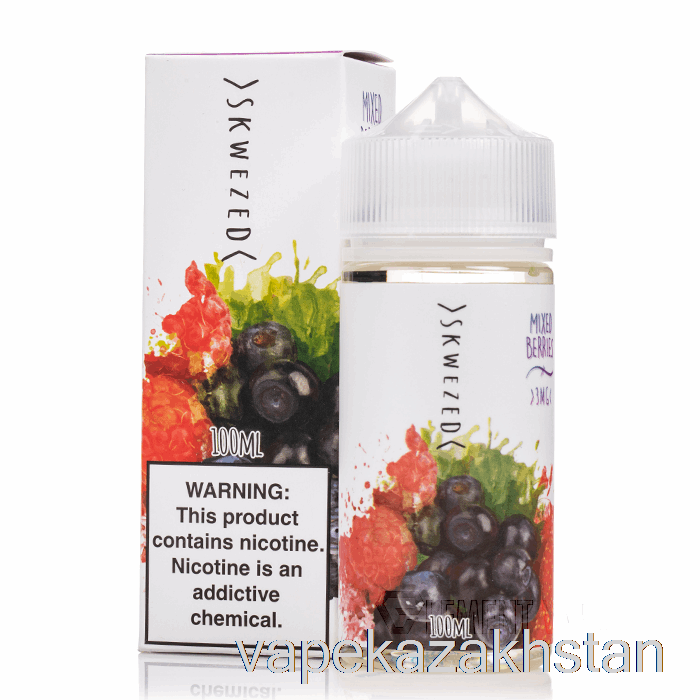 Vape Disposable Mixed Berries - SKWEZED - 100mL 0mg